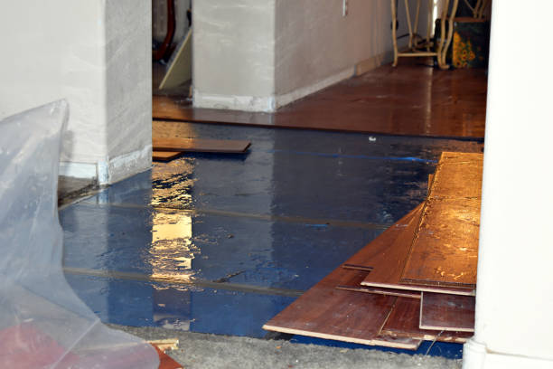 Professional Emergency Water Damage Restoration technician working in Chinle, AZ